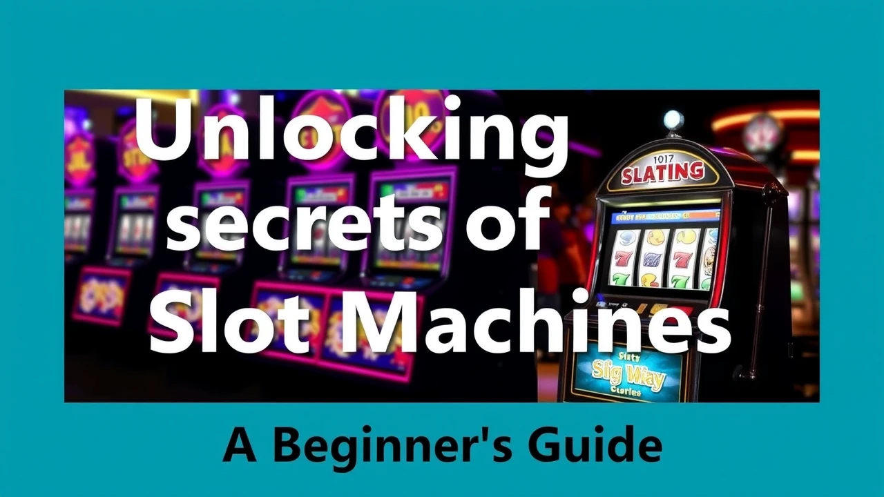 Unlocking the Secrets of Slot Machines: A Beginner's Guide